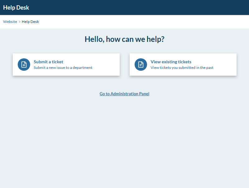 Help Desk